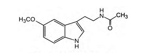 褪黑素的化学结构式